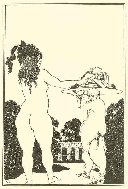 Knižní deska od Aubrey Beardsley