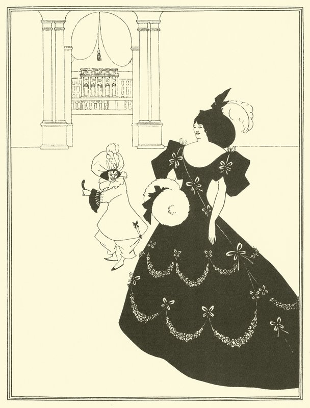 Komedie Balet marionet od Aubrey Beardsley