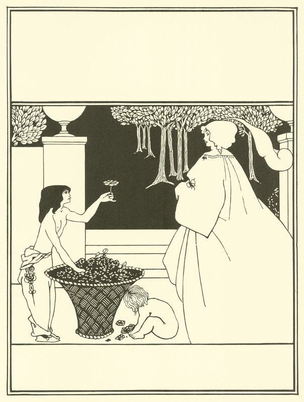 Obálka, Žlutá Kniha od Aubrey Beardsley