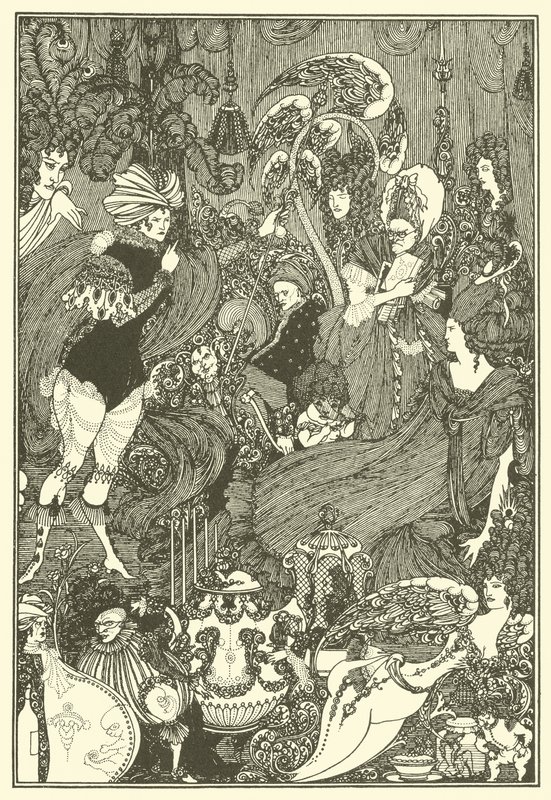 Jeskyně sleziny od Aubrey Beardsley