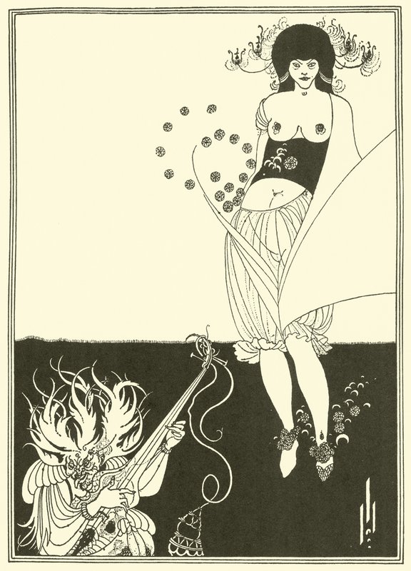 Žaludeční tanec od Aubrey Beardsley