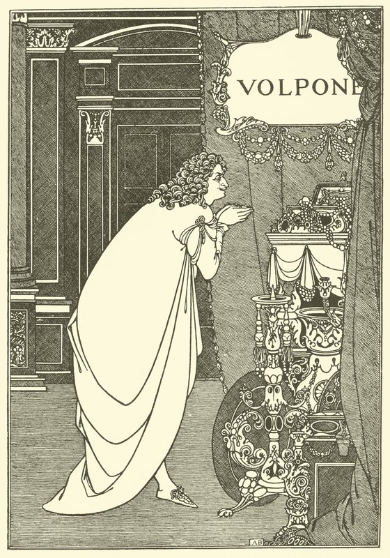 Volpone od Aubrey Beardsley