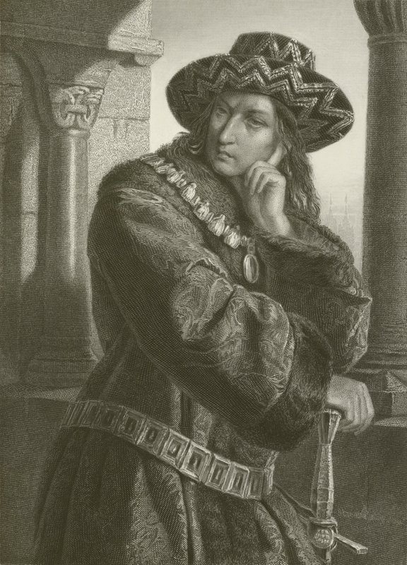 Karl VII (rytina) od August Friedrich Pecht