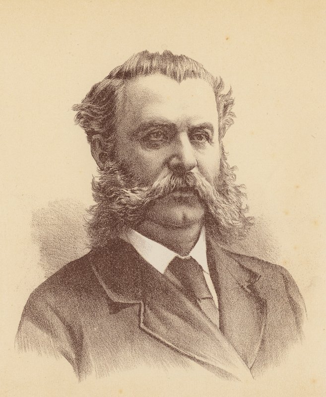 Kapitán Frederic Henry Trouton (barevná litografie) od Australian School