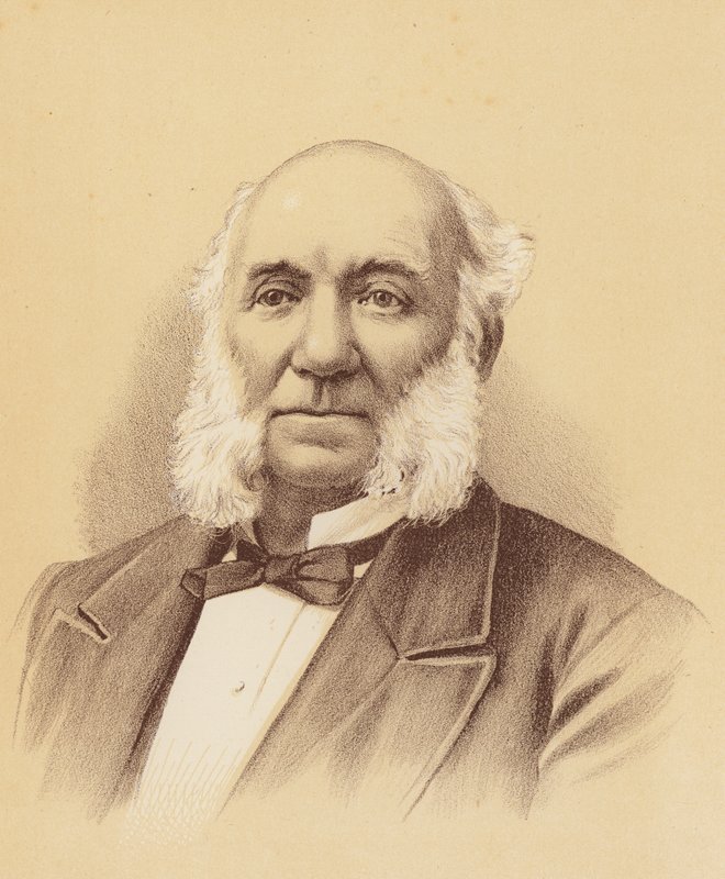 Kapitán Thomas Stephenson Rowntree (barevná litografie) od Australian School