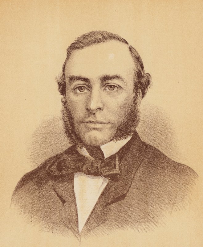 James Mullins, Esquire (barevná litografie) od Australian School