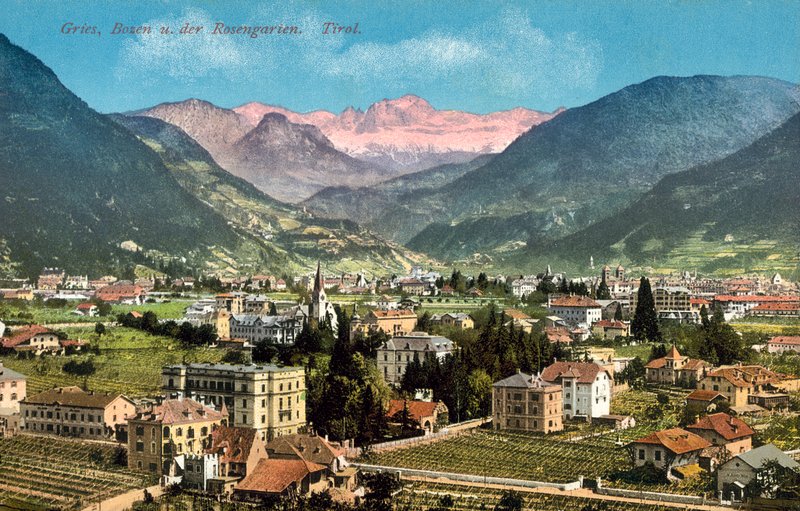 Gries, Bozen A Rosengarten, Tyrolsko od Austrian Photographer