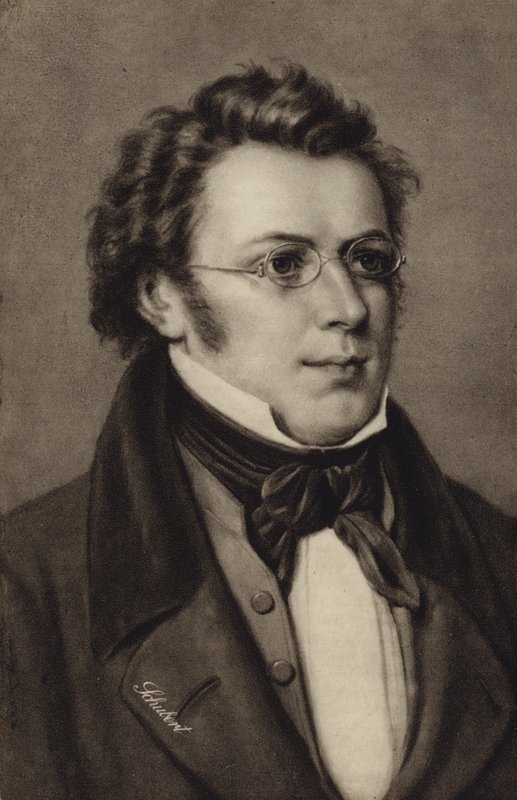 Portrét Franze Schuberta od Austrian School