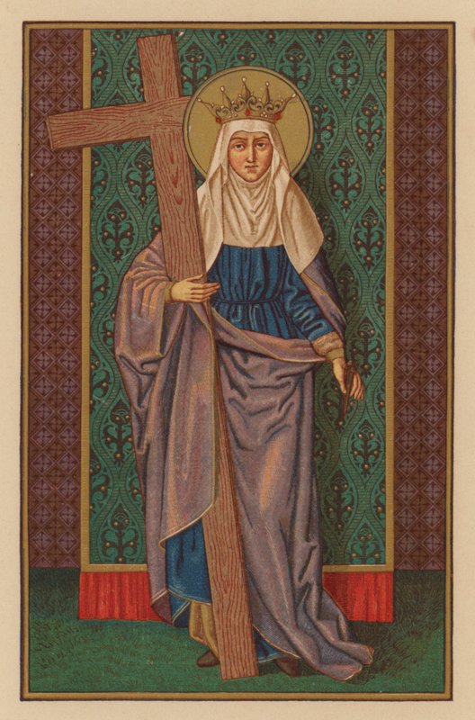 S Helena (chromolitho) od Austrian School