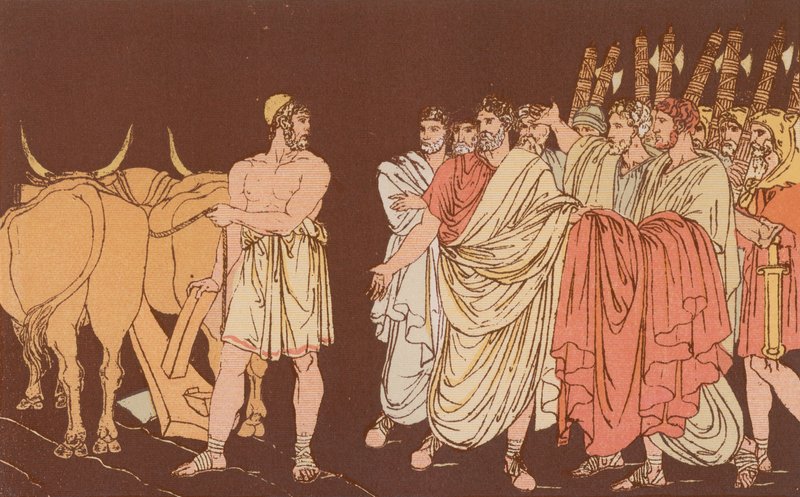 Cincinnatus called to be dictator od Bartolomeo Pinelli