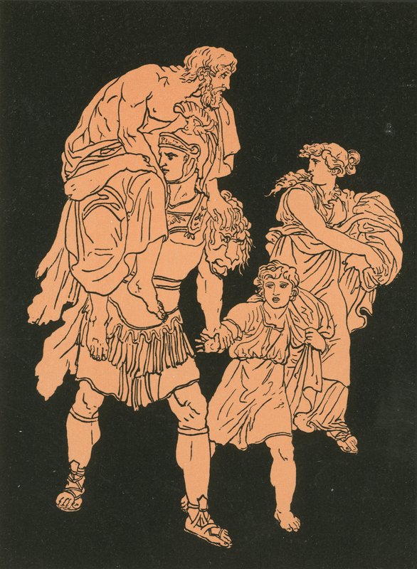 Let z Tróje od Bartolomeo Pinelli