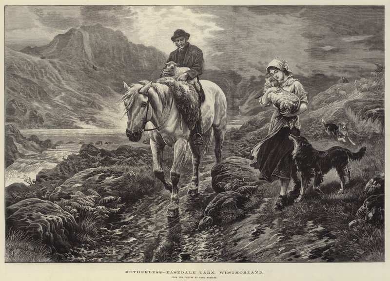 Motherless, Easedale Tarn, Westmorland od Basil Bradley