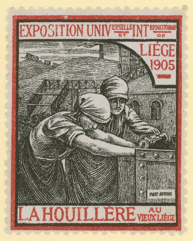 Mezinárodní výstava, Lutych, 1905 od Belgian School