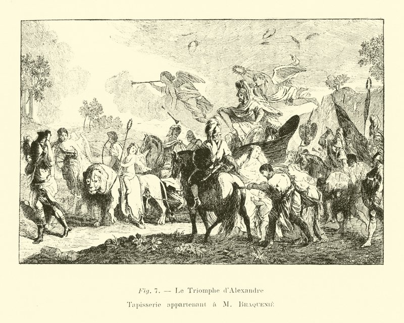 Alexandrův triumf od Belgian School