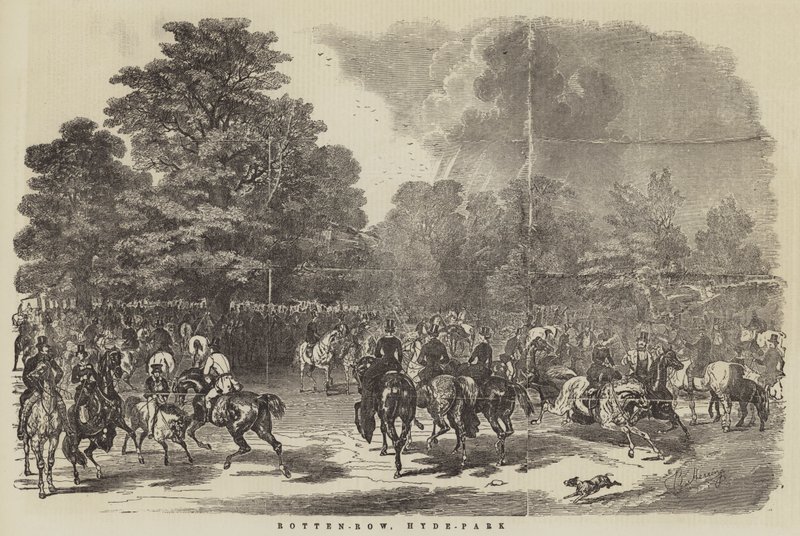 Rotten-Row, Hyde-Park od Benjamin Herring