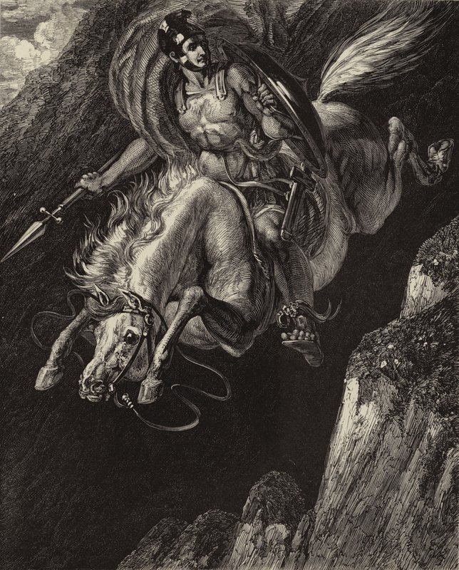 Marcus Curtius od Benjamin Robert after Haydon