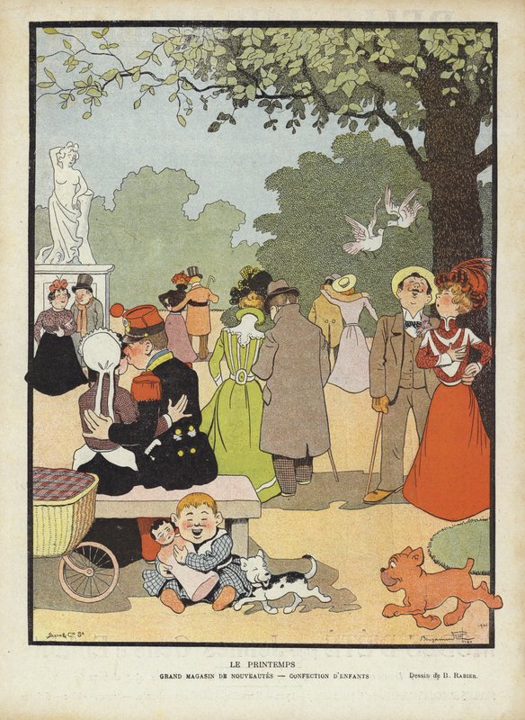 Jaro, ilustrace pro Le Rire od Benjamin Rabier