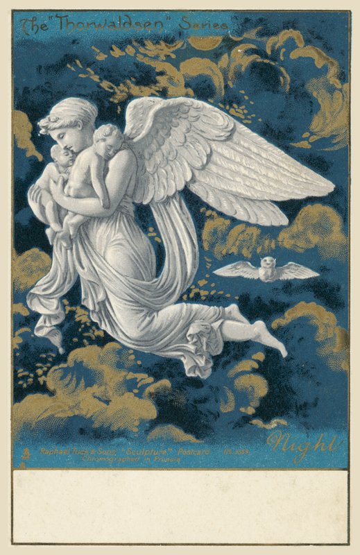 Noc (barevné lito) od Bertel (after) Thorvaldsen