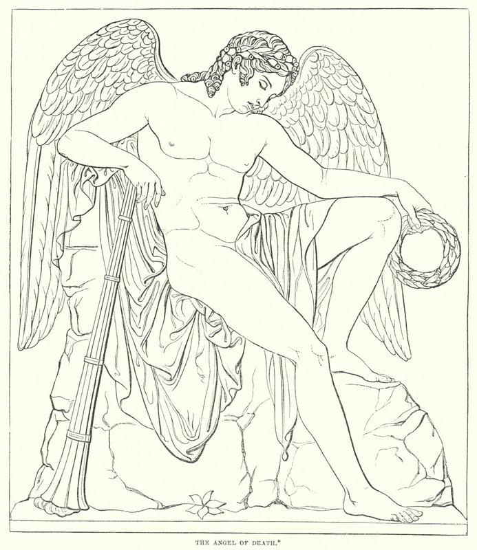 Anděl smrti od Bertel after Thorvaldsen