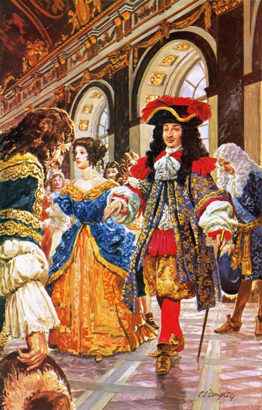 Francouzský dvůr ve Versailles od C.L. Doughty