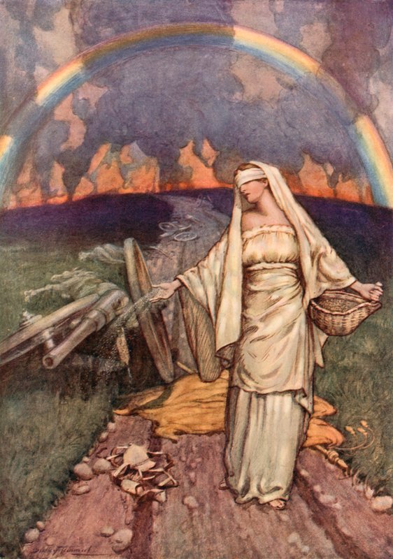 Válečné sonety (barevné lito) od C. Dudley (after) Tennant