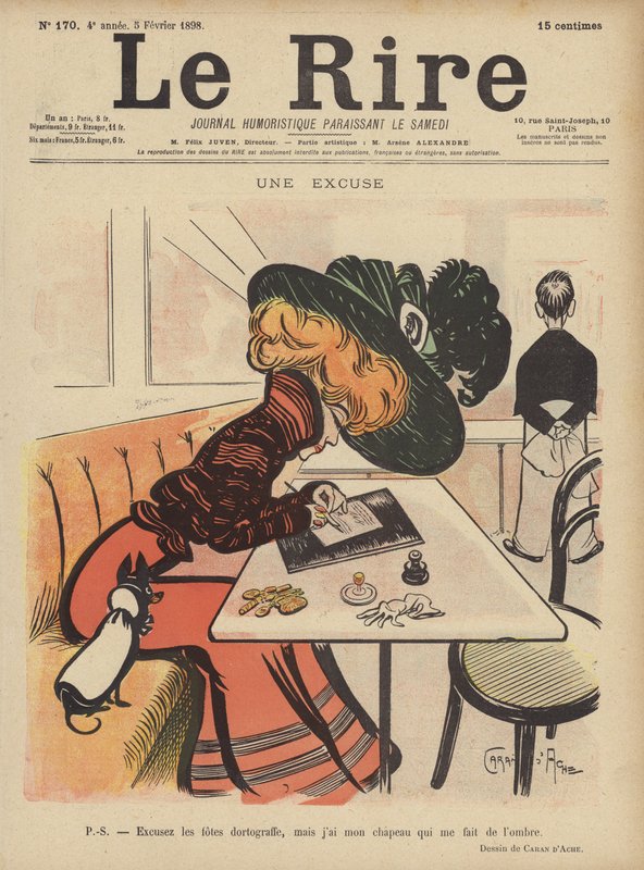 Ilustrace pro Le Rire od Caran d Ache