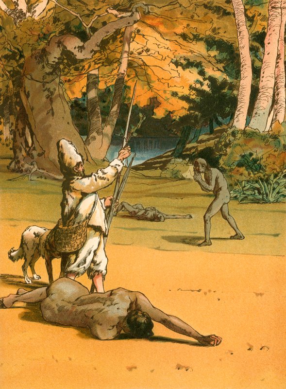 Robinson Crusoe a divoši od Carl Marr