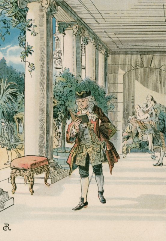 Fridricha Velikého (1712-1786) v Rheinbergu od Carl Rohling