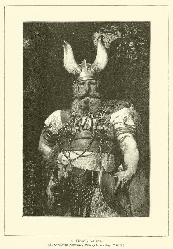 Náčelník Vikingů od Carl after Haag