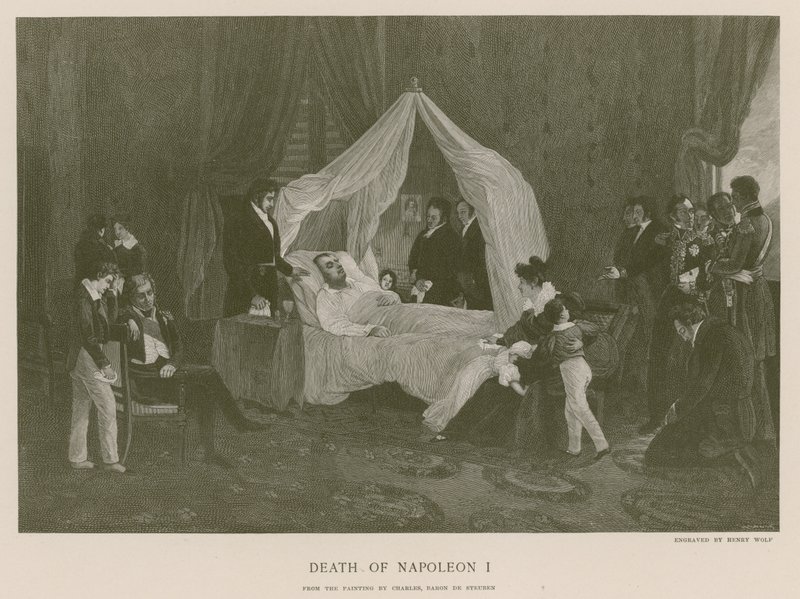 Smrt Napoleona I od Carl von Steuben
