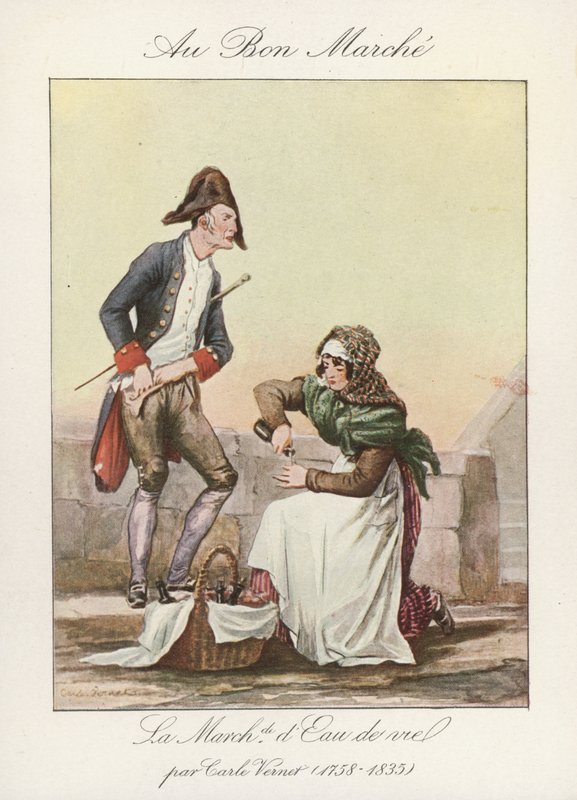Obchodník s vodou života od Carle Vernet