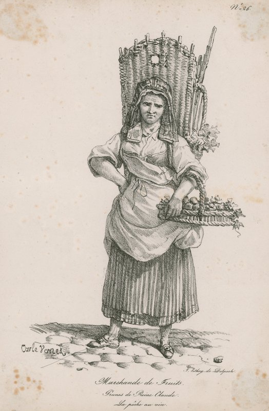 Prodavač ovoce od Carle Vernet