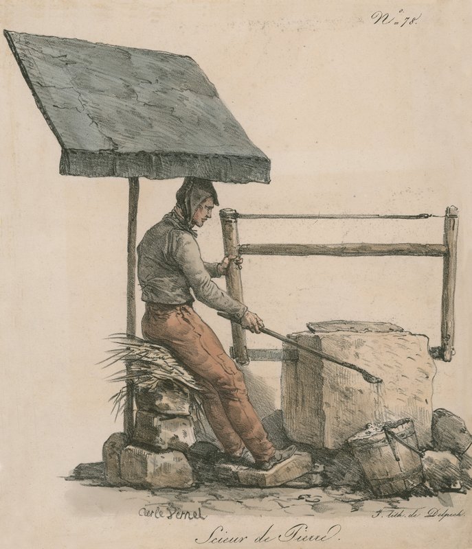 Kamenná pila od Carle Vernet