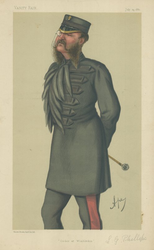 Plukovník Lewis Guy Phillips, Grenadier Guards od Carlo Pellegrini