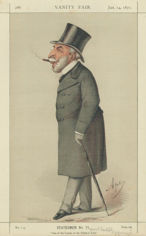 hrabě Rudolf Apponyi od Carlo Pellegrini