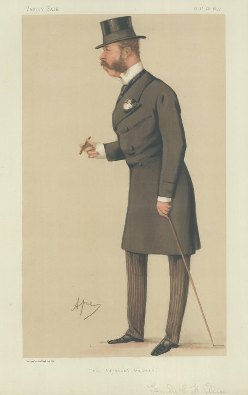 Generál sir Charles Henry Ellice od Carlo Pellegrini