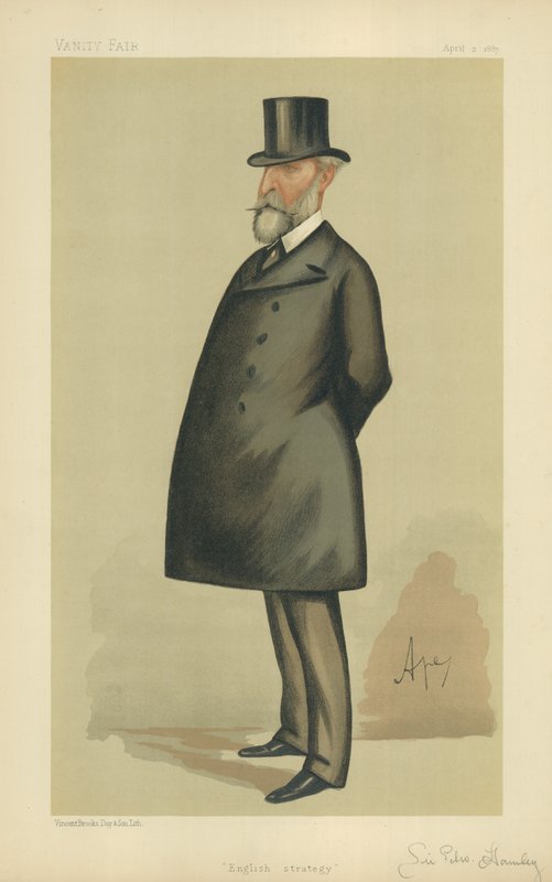 Generálporučík Sir Edward Bruce Hamley od Carlo Pellegrini