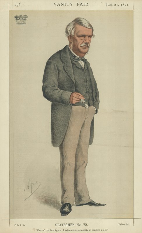 Lord John Lawrence (barevné lito) od Carlo Pellegrini