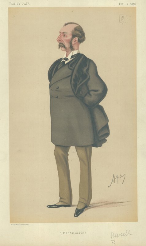 Sir Charles Russell (barevné lito) od Carlo Pellegrini