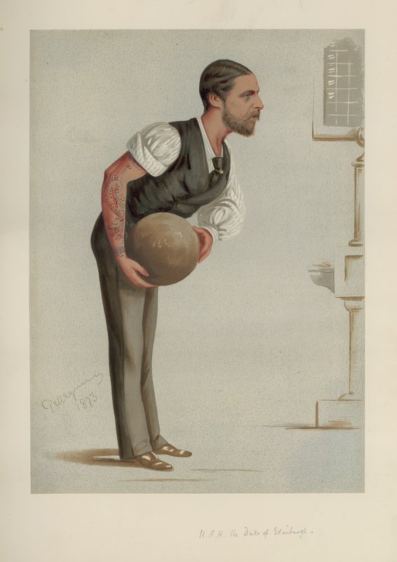 vévoda z Edinburghu od Carlo Pellegrini