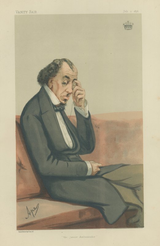 hrabě z Beaconsfield od Carlo Pellegrini