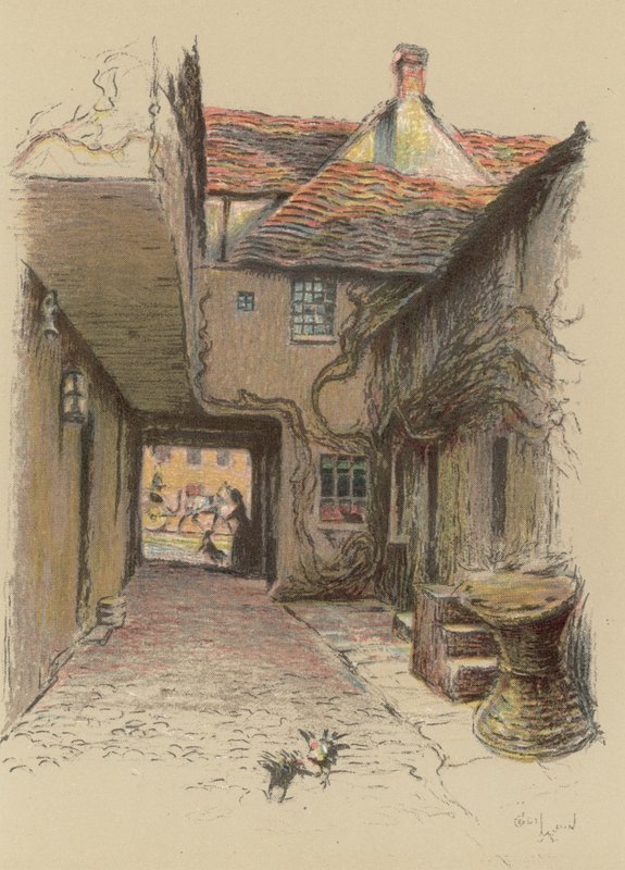 The Kings Head, Malmesbury od Cecil Charles Windsor Aldin