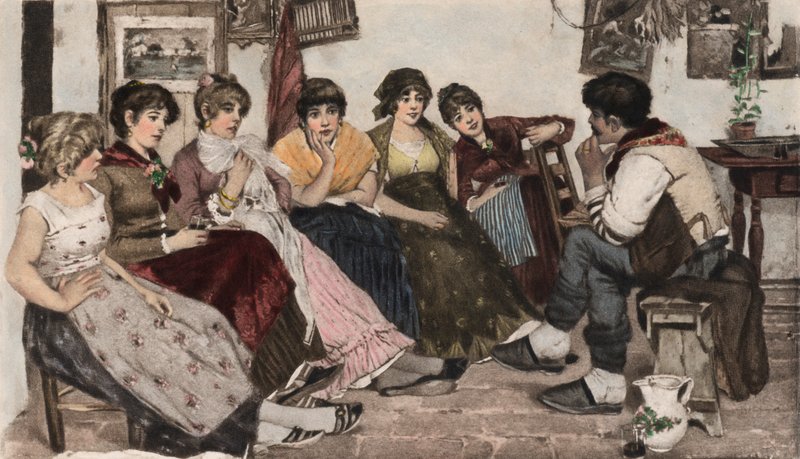 Heptameron (barevný hlubotisk) od Cesare Laurenti