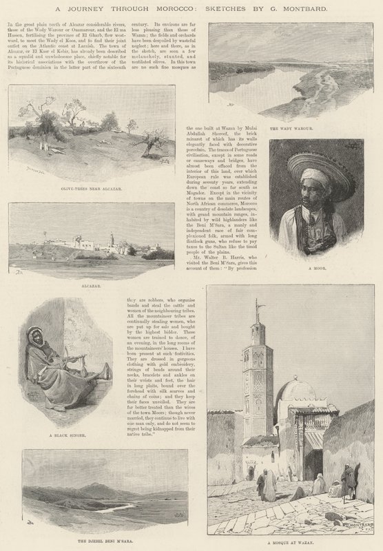 Cesta Marokem od Charles Auguste Loye