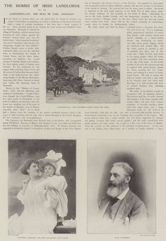 Castlewellan, sídlo hraběte Annesleyho od Charles Auguste Loye