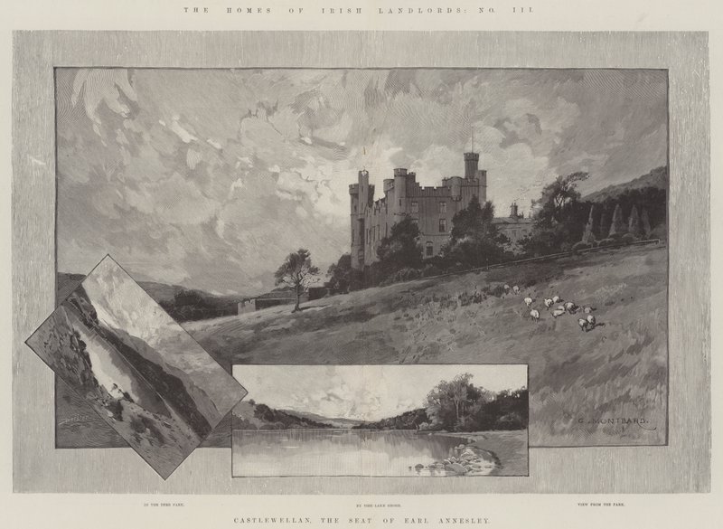 Castlewellan, sídlo hraběte Annesley od Charles Auguste Loye