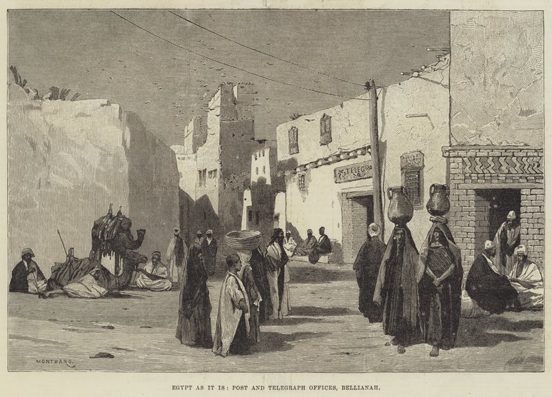 Egypt jako takový, Poštovní a telegrafní úřady, Bellianah od Charles Auguste Loye