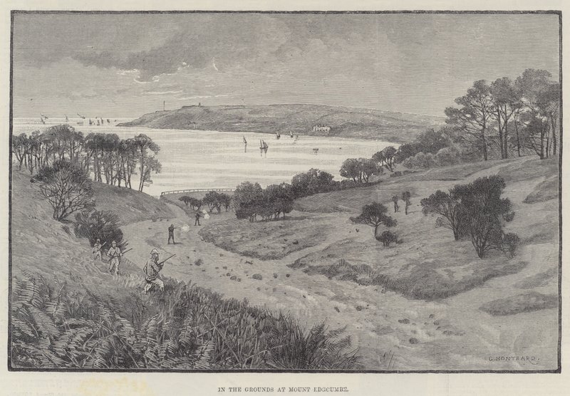 V areálu na hoře Edgcumbe od Charles Auguste Loye