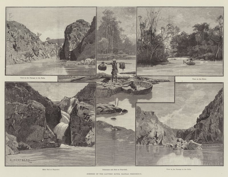 Krajina řeky Cauvery, předsednictví Madrasu od Charles Auguste Loye