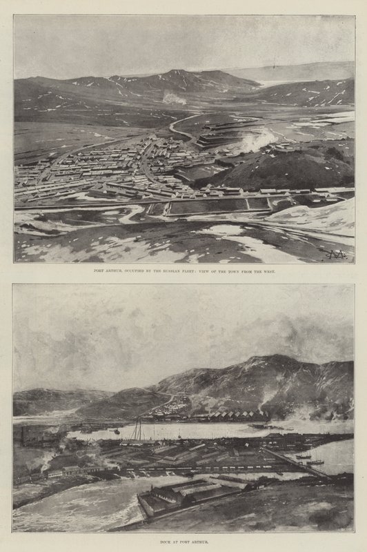 Náčrtky Port Arthur od Charles Auguste Loye